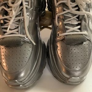 *****. SOLD****** Maison Margiela Artisanal Low Top Metallic Sneaker